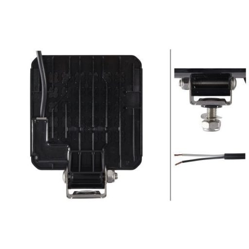 Hella LED munkalámpa négyzet alakú 550 lm 7 W