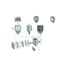 Longlife LED munkalámpa négyzet alakú 4725 lm 60 W