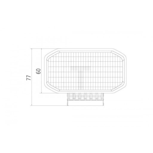 Longlife LED munkalámpa téglalap alakú 2359 lm 43 W