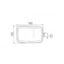 Longlife LED munkalámpa téglalap alakú 3471 lm 45 W