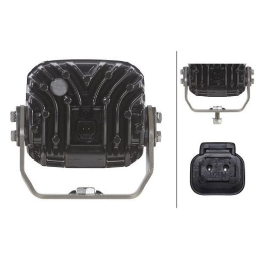 Hella LED munkalámpa négyzet alakú 4400 lm 86 W