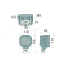 Longlife LED munkalámpa négyzet alakú 5830 lm 60 W