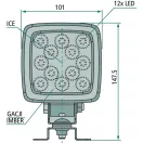 Longlife LED munkalámpa négyzet alakú 1400 lm 17 W