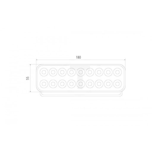 Longlife LED munkalámpa téglalap alakú 2195 lm 25.5 W