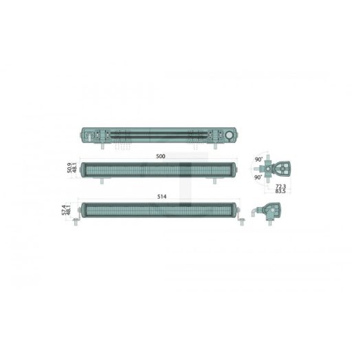 Longlife LED fényhíd 4230 lm 58 W