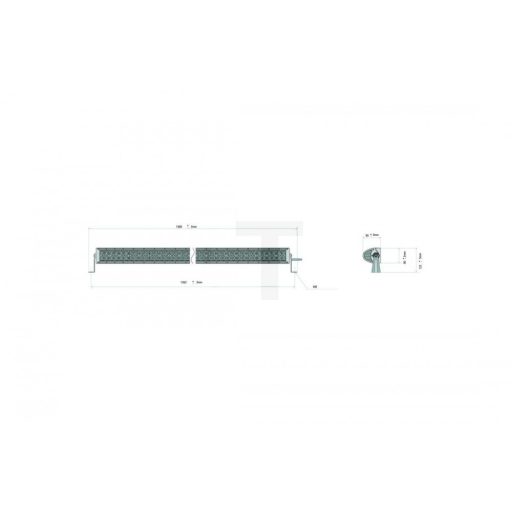 Longlife LED fényhíd 6950 lm 120 W