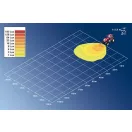 Hella Halogen munkalámpa négyzet alakú 65 W