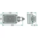 Longlife Halogen munkalámpa téglalap alakú 55 W