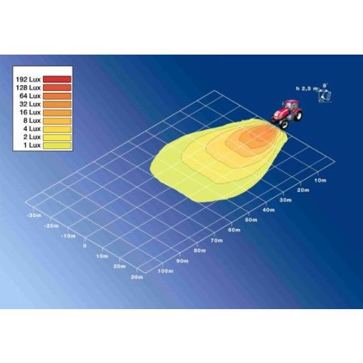 Hella Xenon munkalámpa ovális alakú 42 W