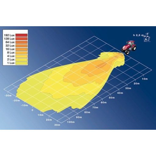 Hella Halogen munkalámpa ovális alakú 55 W