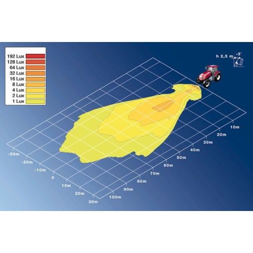 Hella Halogen munkalámpa ovális alakú 55 W
