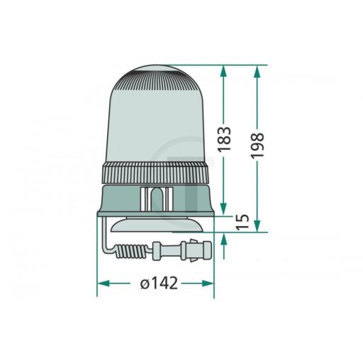 Körvillogó 207RLM9424