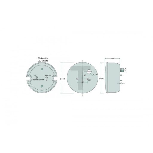 Hátsó LED-lámpa 5040010011