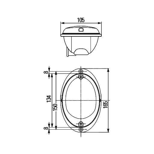 Hátsó LED-lámpa 4552SD343390401