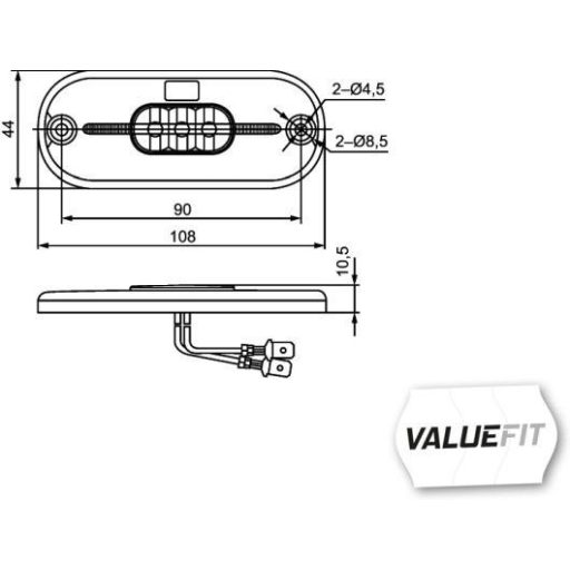 Hátsó LED-lámpa 455VF2TM357009011