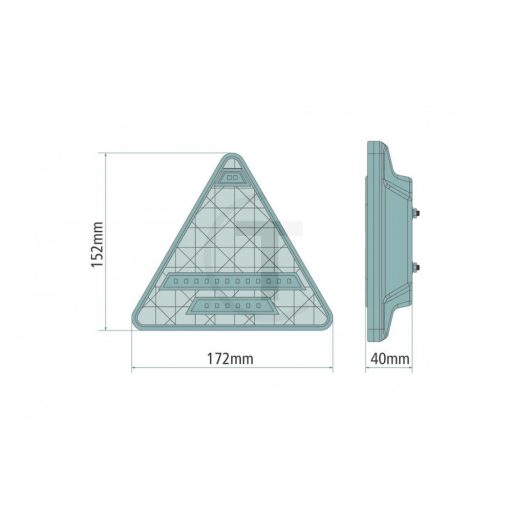 Hátsó LED-lámpa 11144796