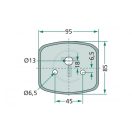 Hátsó lámpa 207BBS95R