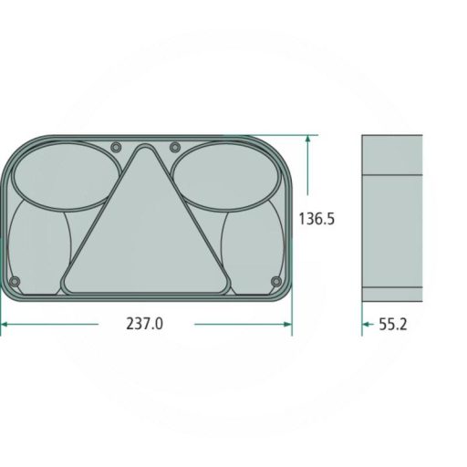 Hátsó lámpa 70799120