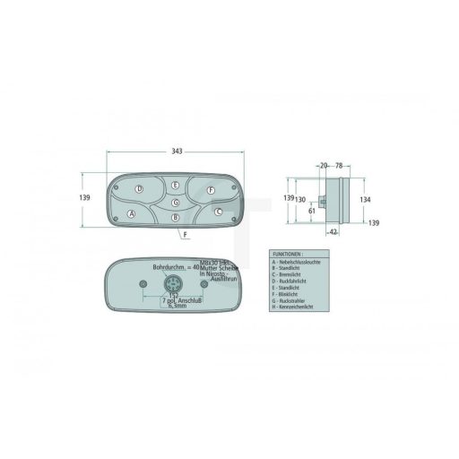 Hátsó lámpa 504252000507