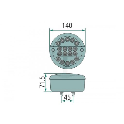 LED-es hátsó ködlámpa 5073103