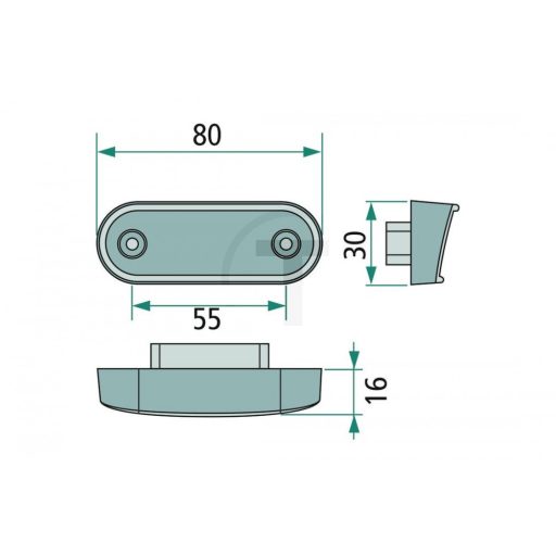 LED-es rendszámtábla-világítás 5074412