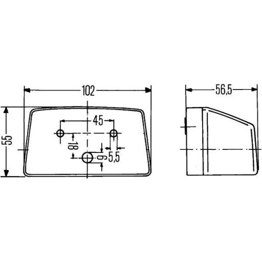 Rendszámtábla-világítás 4552KA003389011