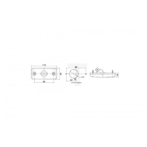 Oldalsó helyzetjelző lámpa 50782710234