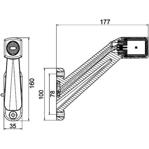 LED körvonallámpa 4552XS011744171