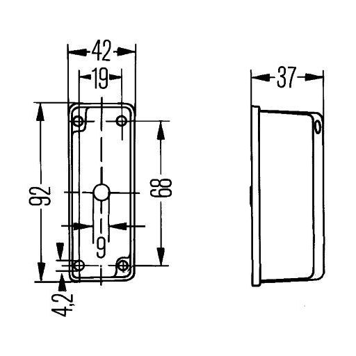 Körvonallámpa 4552XS005020001
