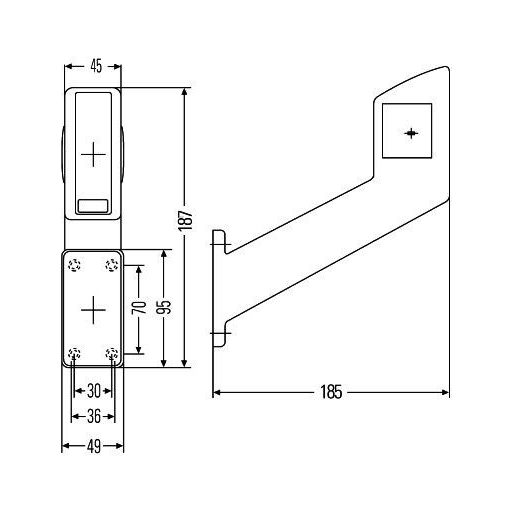Körvonallámpa 4550020195 (2 db)