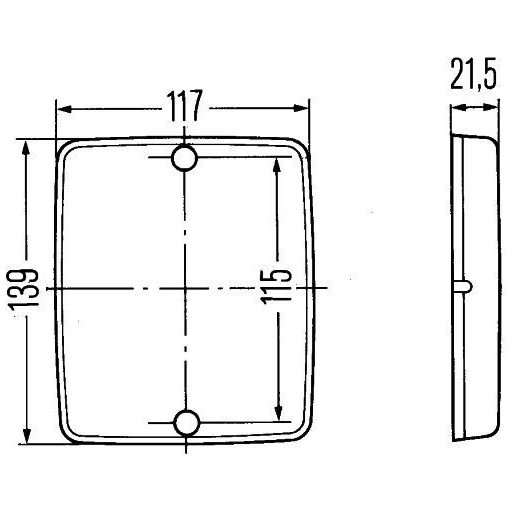 Fényvisszaverő prizma 4558RA003660007