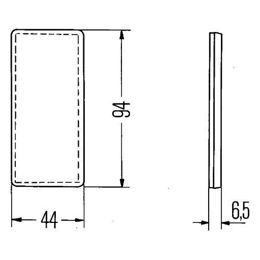 Fényvisszaverő prizma 4558RA003326031