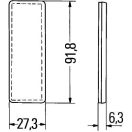 Fényvisszaverő prizma 4558RA342014157