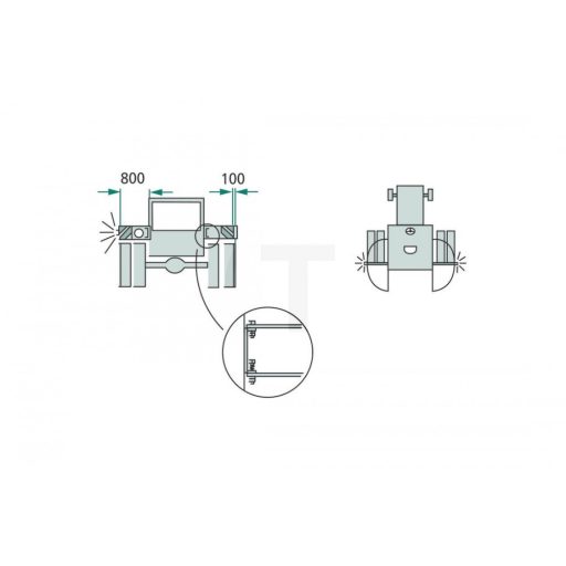 Figyelmeztető tábla lámpákkal 207ZR18800