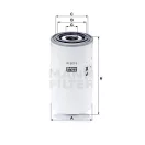 MANN FILTER olajszűrő 565W9019 - Case IH
