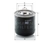 MANN FILTER olajszűrő 565W920.23 - Case IH