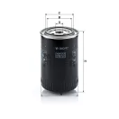 MANN FILTER olajszűrő 565W940.47 - Case IH