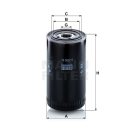 MANN FILTER olajszűrő 565W950.17 - Howard