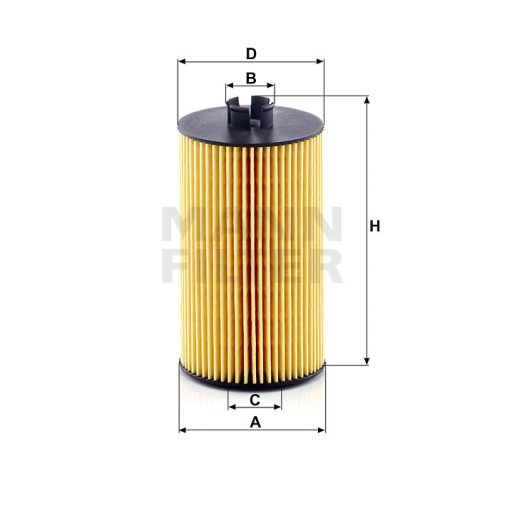 MANN FILTER olajszűrő 565HU931.6X - Hürlimann