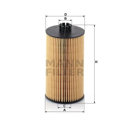 MANN FILTER olajszűrő 565HU931X - Hürlimann