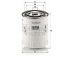 MANN FILTER olajszűrő 565W930.20 - Schaeff
