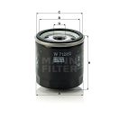 MANN FILTER olajszűrő 565W712.83 - Weidemann