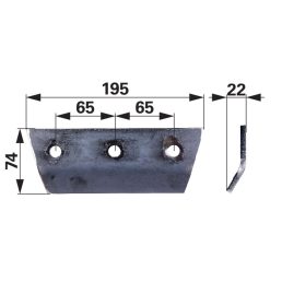 Széles szórású szórólapát Strautmann 75500059