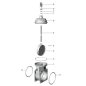 Tolózár hidraulika munkahengerrel 00380156 - 6"