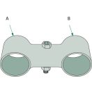 Kettős biilincs 34 x 34 mm