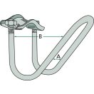 Karámtartó kengyel 48 x 76 mm