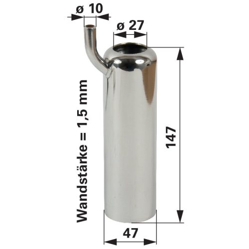 Csecspohár 230 gramm, 1,5 mm falvastagság ehhez: Westfalia