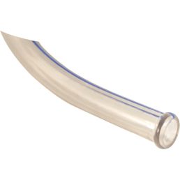   Tejvezeték Szegélyezett PVC, átlátszó B Ø 14 mm 1,25 méter