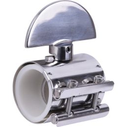   2 utas szelepes rozsdamentes acél, alkalmas 40 mm-es vezetékhez