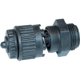 Rugós vákuumszabályozó szelep Műanyag, 3/4 col menet